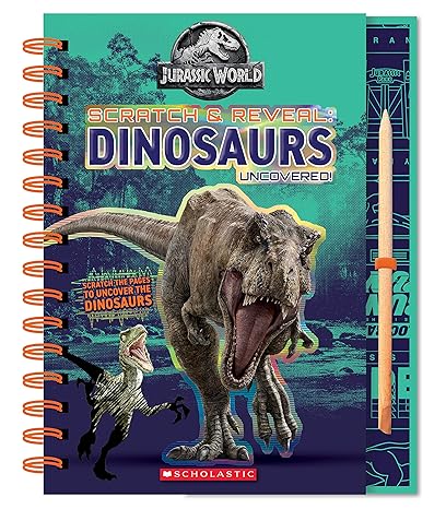 Book (Hardcover) - Jurassic World: Dinosaurs Uncovered Scratch Art