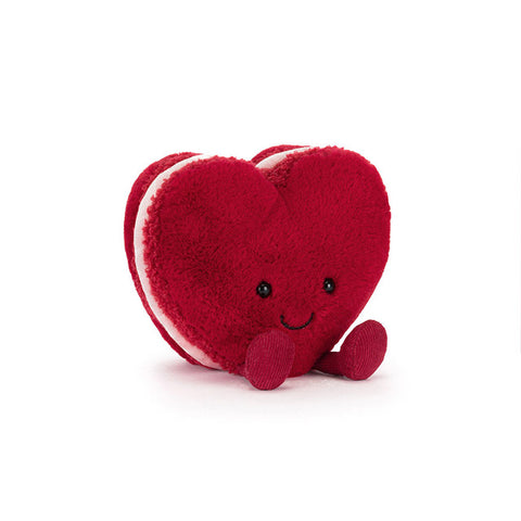 Stuffed Animal - Amuseable Macaron Arlette Red Heart