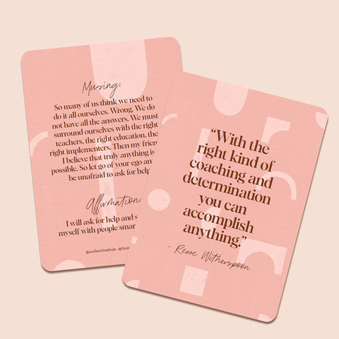 Card Deck - Reset Your Mindset: Mantras & Affirmations