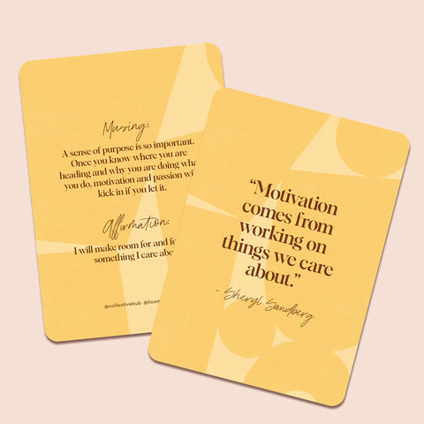 Card Deck - Reset Your Mindset: Mantras & Affirmations