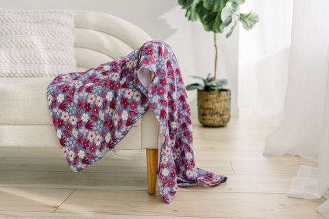 Dreamy Soft Muslin Swaddle - Moonlight Picture Day Floral