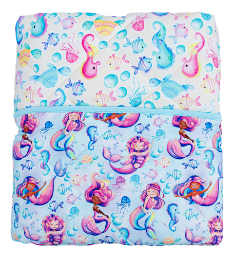 Toddler Birdie Quilt - Coral + Brielle