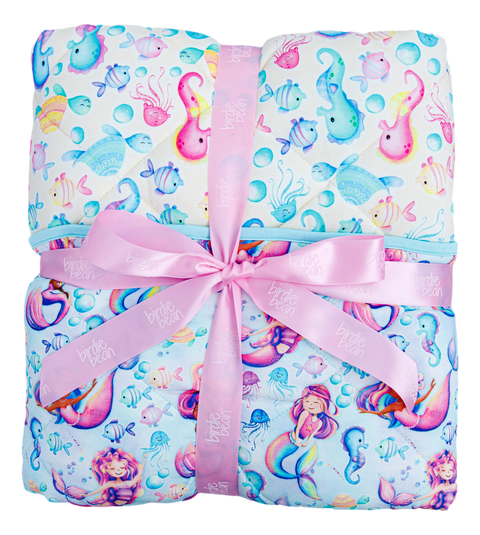 Toddler Birdie Quilt - Coral + Brielle