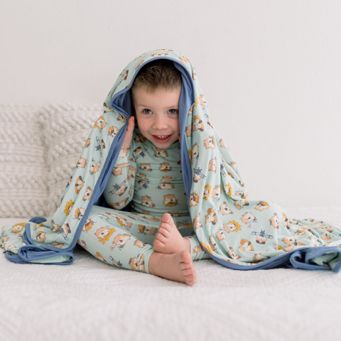 Toddler Blanket - Aloe Hamster Antics