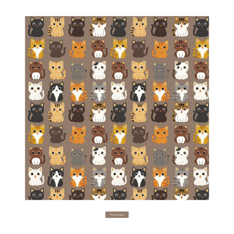 Toddler Blanket - Portabella Cats
