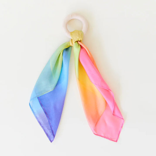 Teether - Rainbow (100% Natural Silk)