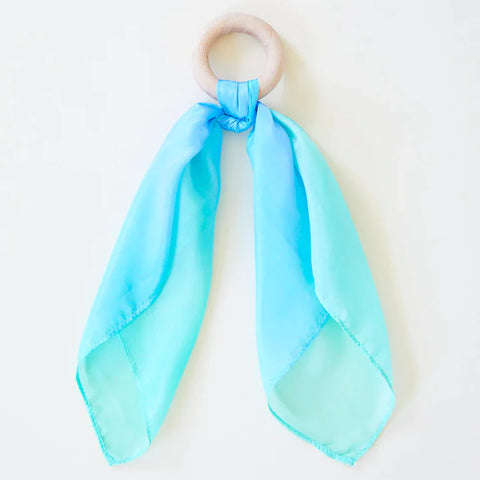 Teether - Sea (100% Natural Silk)
