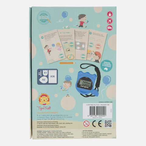 Activity Book - Beat the Clock: Stopwatch Set