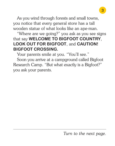 Book (Paperback) - Choose Your Own Adventure: Big Bigfoot's Secret Vacation
