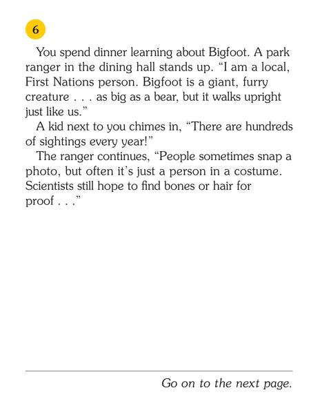 Book (Paperback) - Choose Your Own Adventure: Big Bigfoot's Secret Vacation