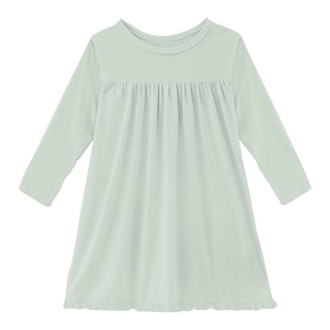 Swing Dress (Long Sleeve) - Aloe