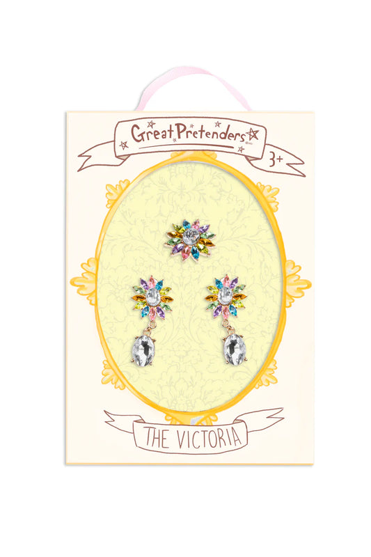 Vestirse: el conjunto de aretes y anillos Victoria