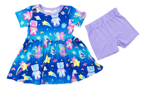 Peplum Set - Cosmic Care Bears
