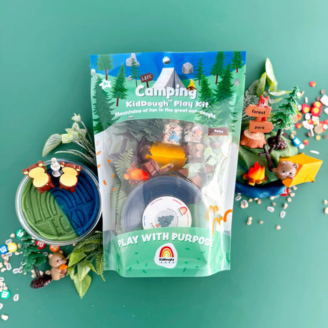 KidDough Play Kit - Camping (Forest Fir)