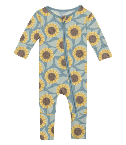Convertible Coverall - Stormy Sea Sunflower