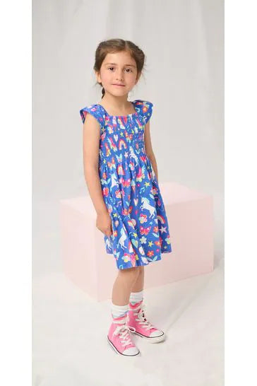 Smocked Dress - Groovy Doodle