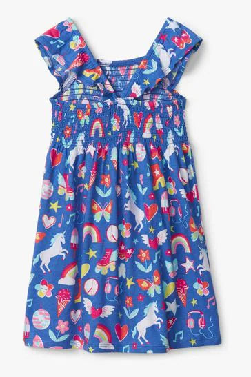 Smocked Dress - Groovy Doodle