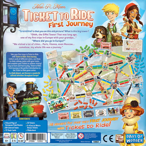 Game - Ticket to Ride: Europe First Journey