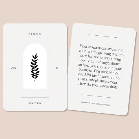 Card Deck - The Deck of Discussion