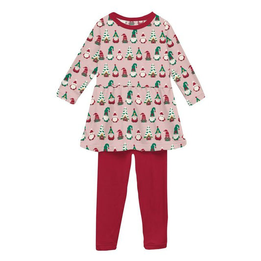 Playtime Outfit Set (Long Sleeve) - Baby Rose Gnomes