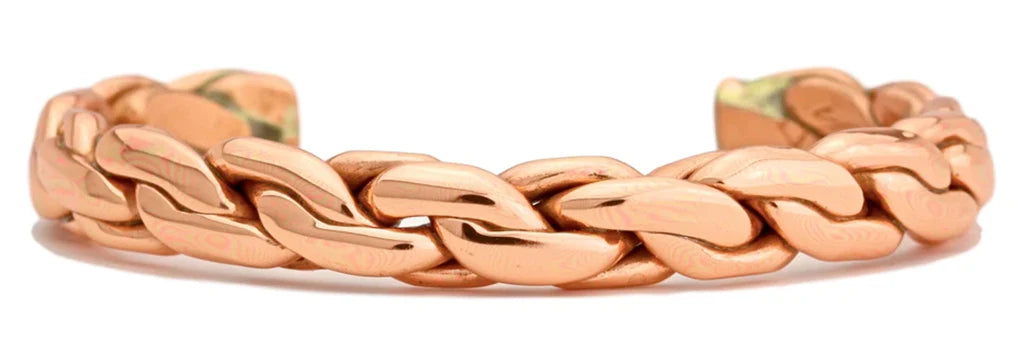 Copper Bracelet - Copper Chain Brushed (694)