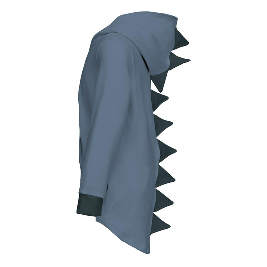 Dino Hooded Jacket - Parisian Blue with Pine
