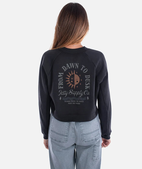 Sweatshirt (Crewneck) - Dawn to Dusk Charcoal