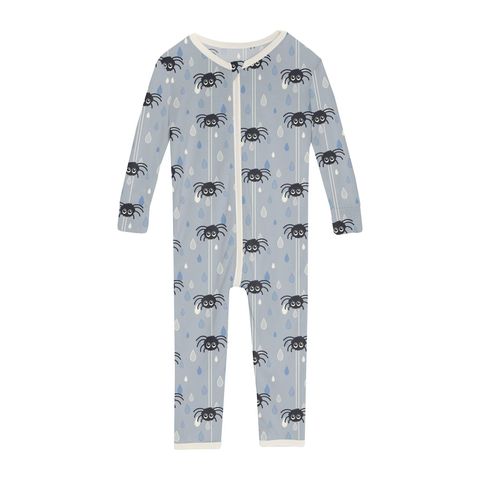 Convertible Sleeper (Zipper) - Pearl Blue Itsy Bitsy Spider