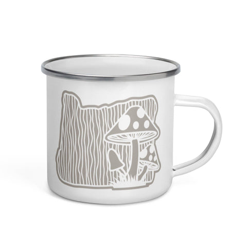 Image shows the opposite side of the mug with the same print.
