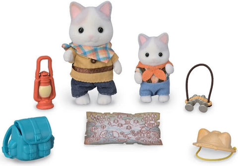 Calico Critters - Exciting Exploration Set: Latte Cat Brother & Baby