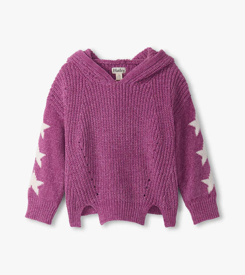 Sweater - Radiant Orchid Chenille Pullover
