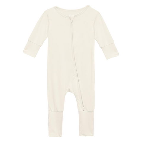 Convertible Coverall (2 Way Zipper) - Natural