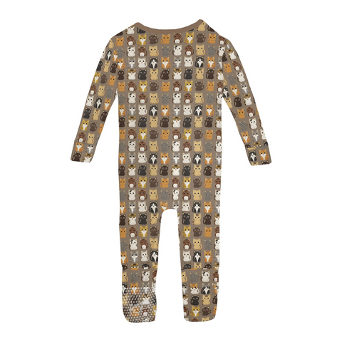 Convertible Coverall (2 Way Zipper) - Portabella Cats