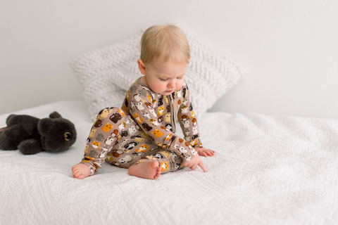 Convertible Coverall (2 Way Zipper) - Portabella Cats