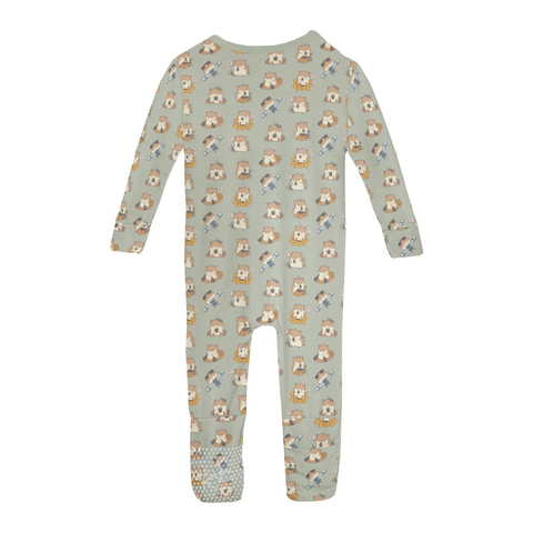 Convertible Coverall (2 Way Zipper) - Aloe Hamster Antics