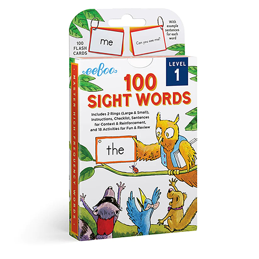 Flashcards - 100 Sight Words: Level 1