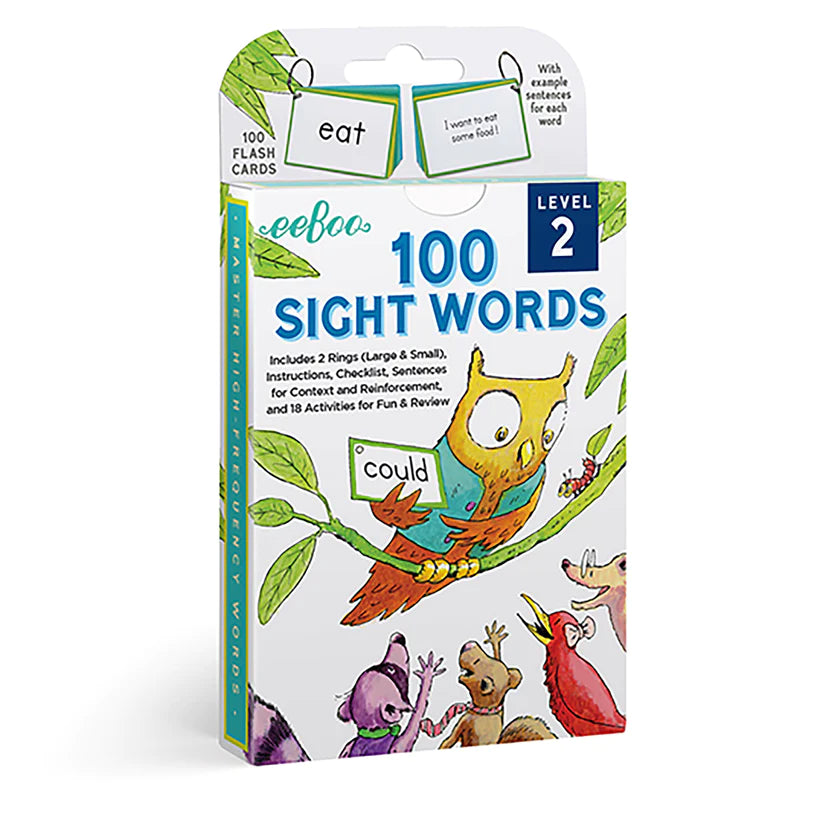 Flashcards - 100 Sight Words: Level 2