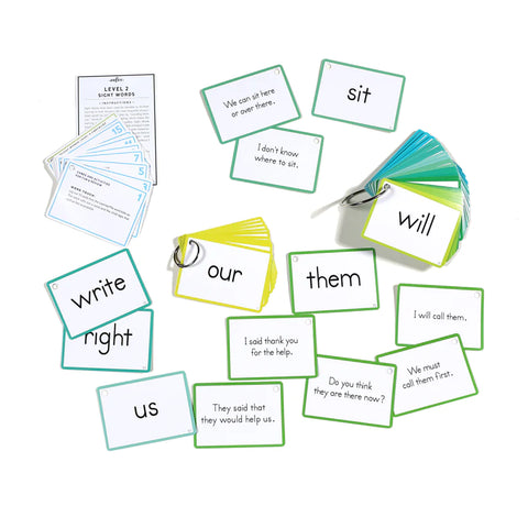 Flashcards - 100 Sight Words: Level 2