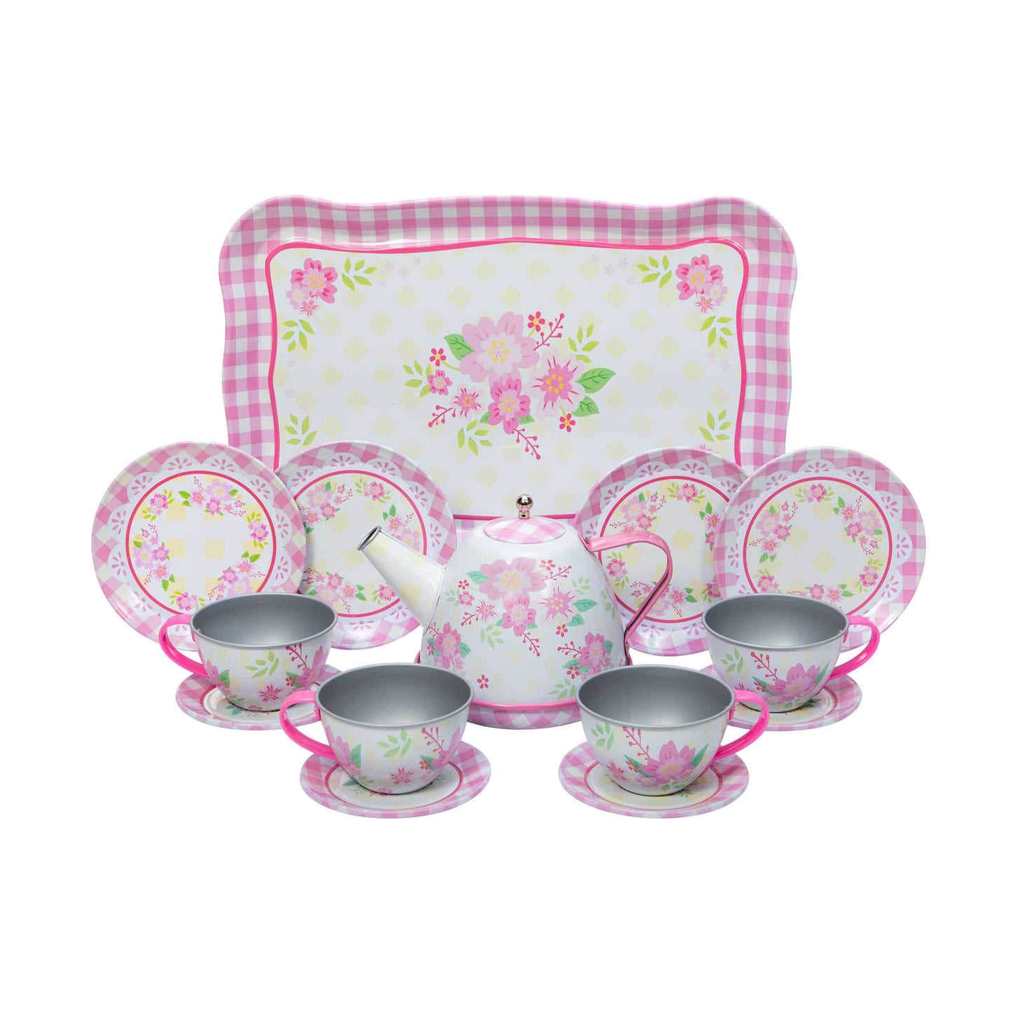 Tin Tea Set - Fancy