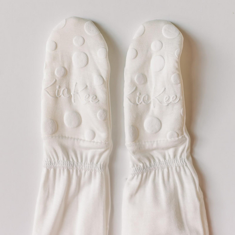 Footie with Muffin Ruffles (2 Way Zipper) - Lavender Dino Museum