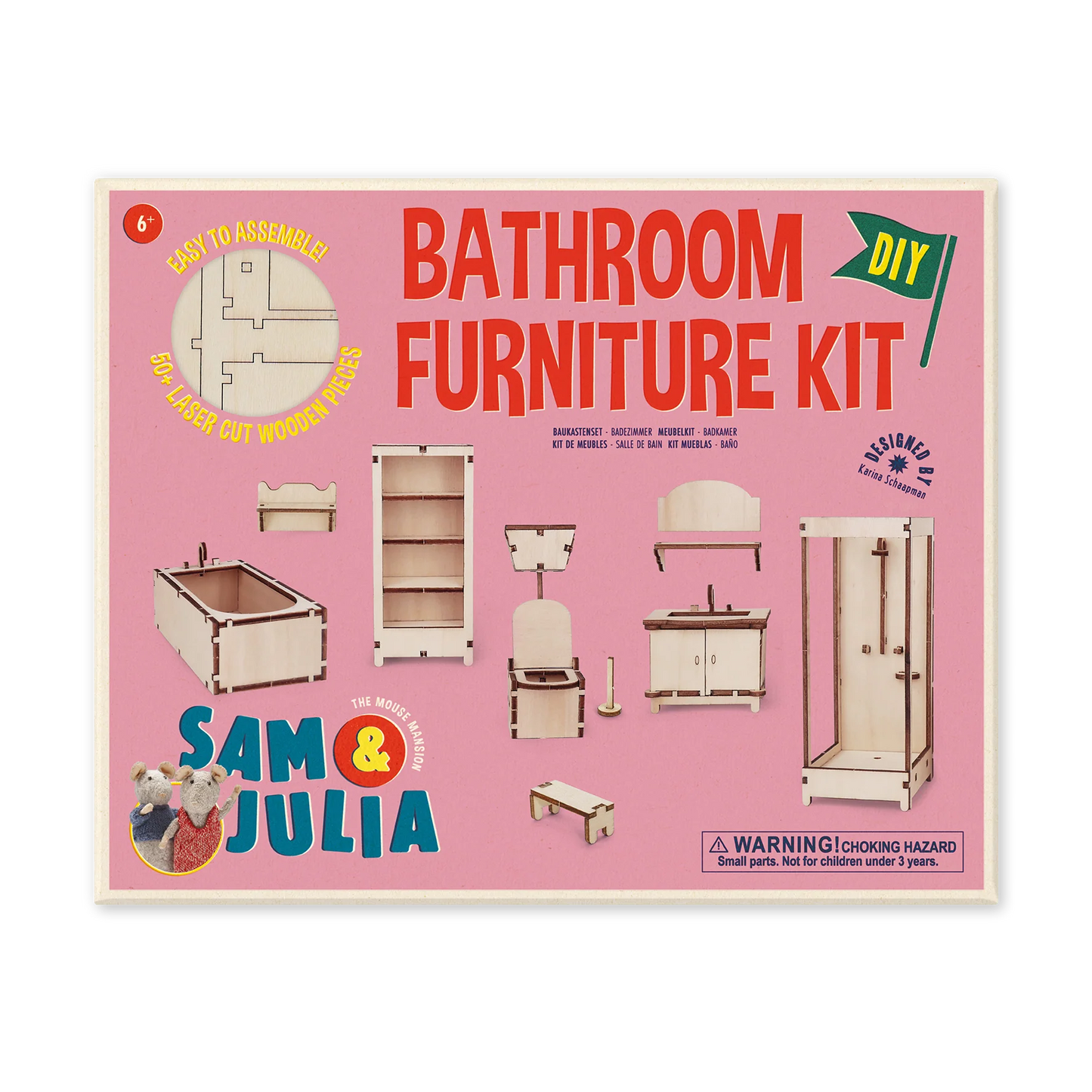 Play Set - Sam & Julia: Bathroom Furniture Kit