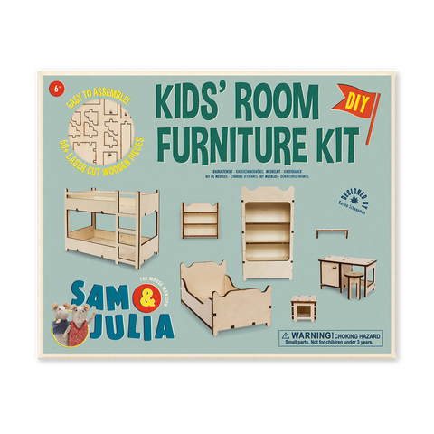 Play Set - Sam & Julia: Kid's Room Furniture Kit