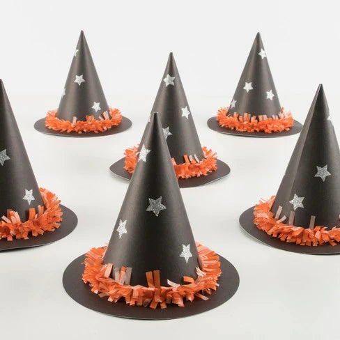 Party Hats - Festooning Witch Hat (6pc)