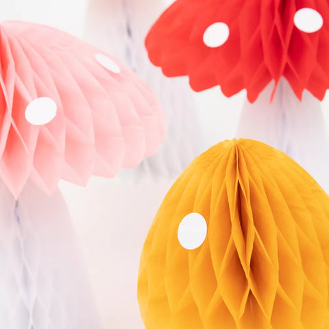 Decoration - Honeycomb Mushrooms (10pc)