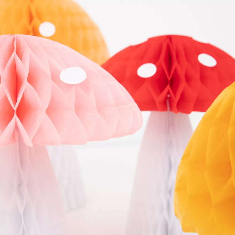 Decoration - Honeycomb Mushrooms (10pc)