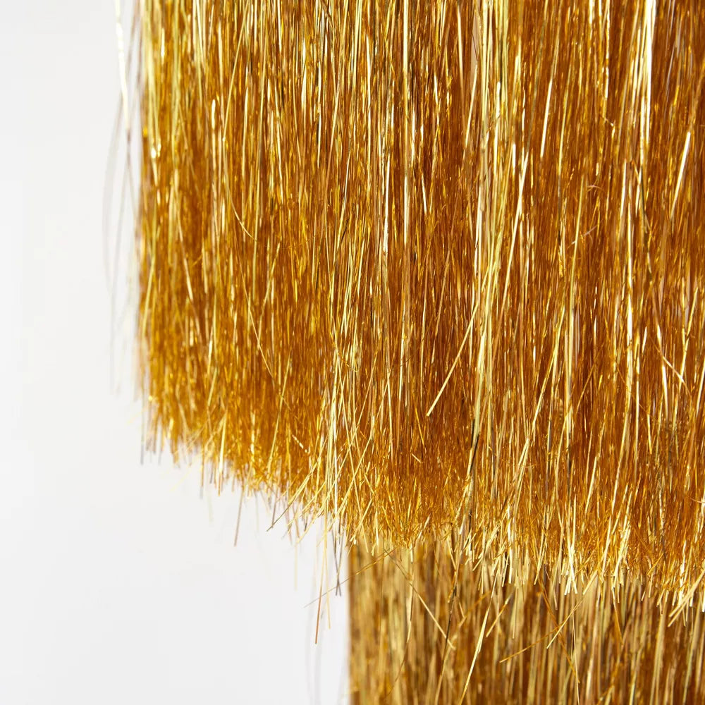 Chandelier - Gold Tinsel