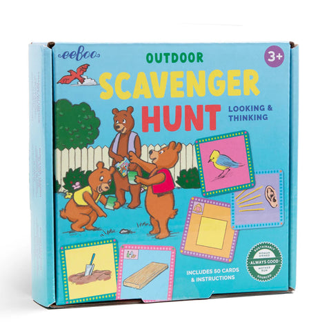 Image shows the game box for the outdoor scavenger hunt game
