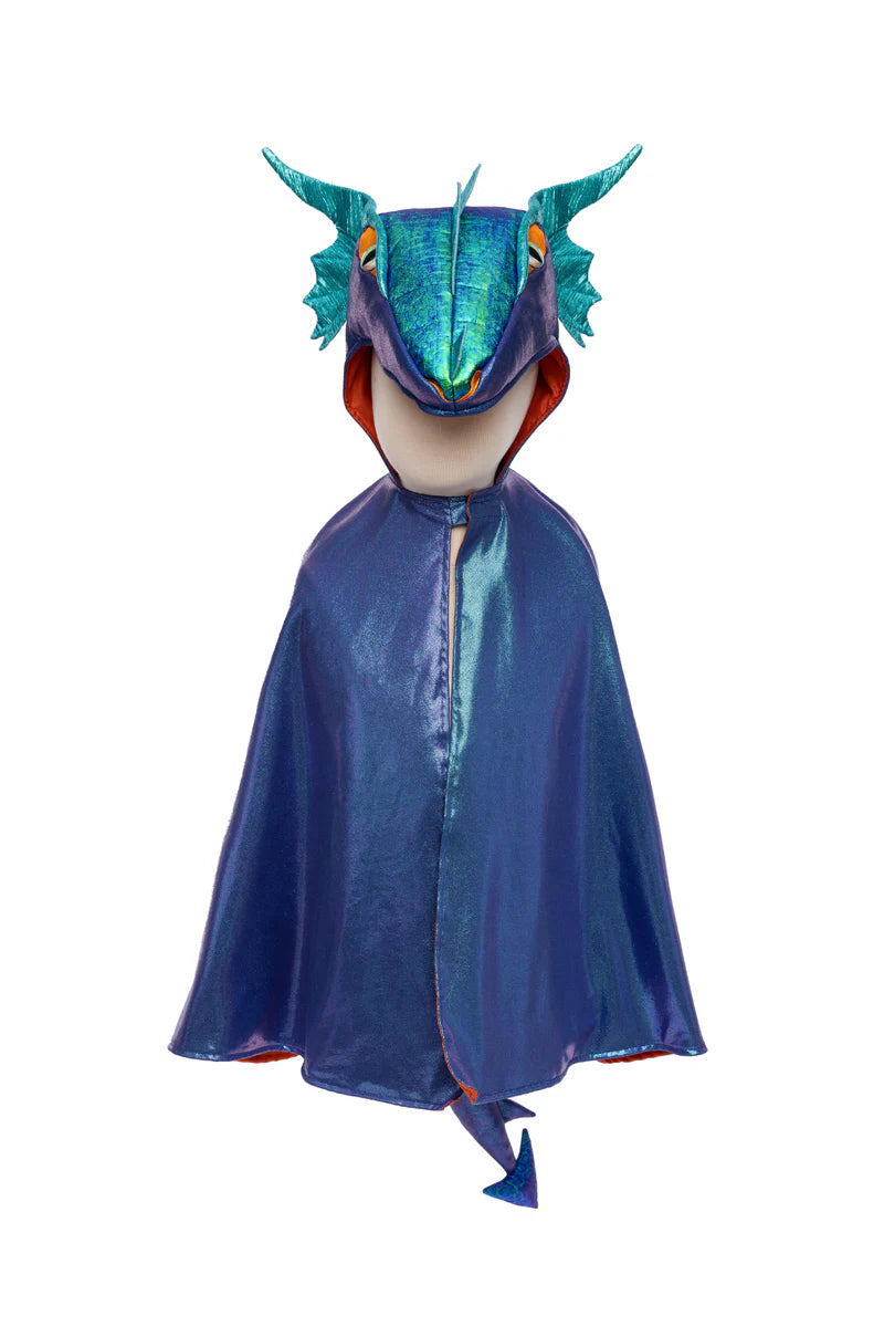 Dress Up - Azure Metallic Dragon Cape