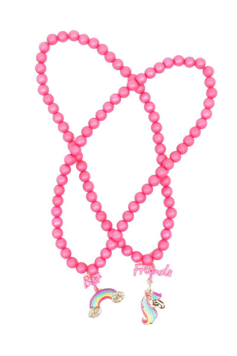 Necklace - Rainbow Unicorn BFF Set