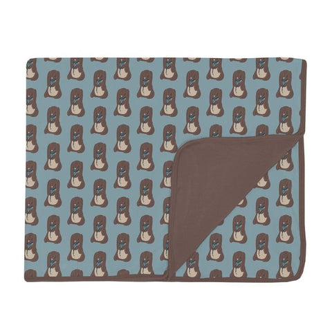 Toddler Blanket - Stormy Sea Velveteen Rabbit
